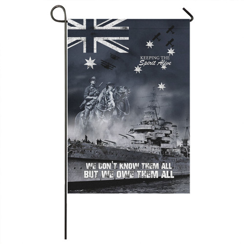 Australia Anzac Flag - Anzac Day Remember All The Battles Fought